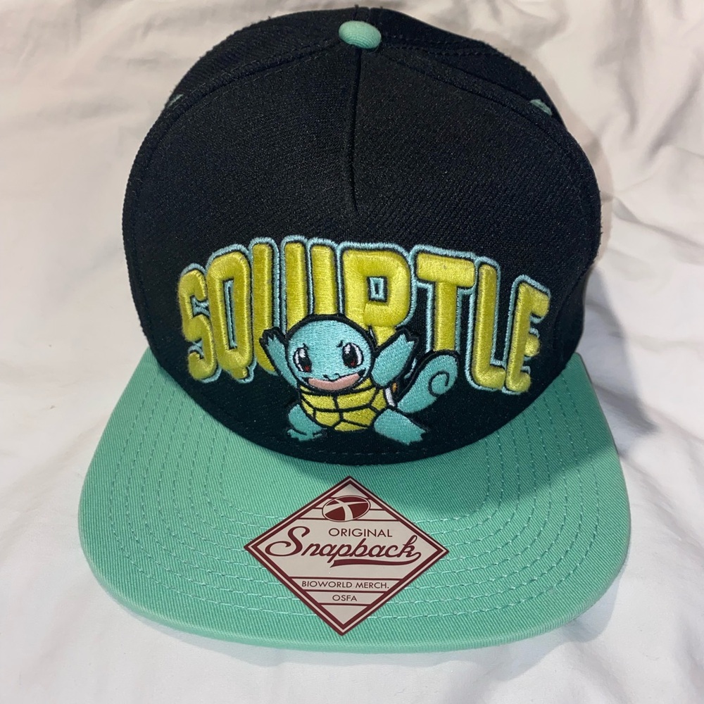 Pokemon Squirtle snapback hat